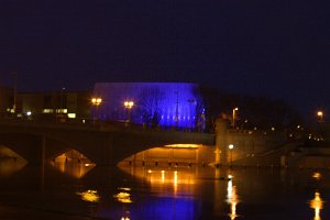Broad Street Bridge with COSI behind